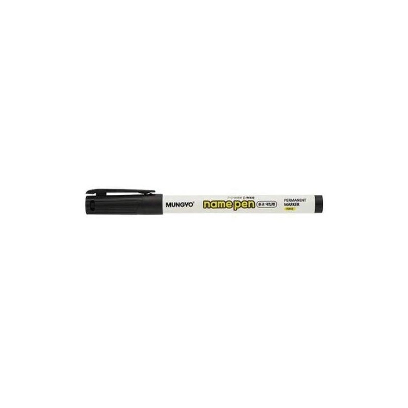 Writing instrument Munkyo black name pen round nib 1mm 1