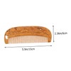 Mikinona Hair Detangling Comb Stylish Sandalwood Double-sided Comb for Hair