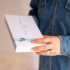 Baby's Scan Photos 2024 - Photo Album with Stitched Blue