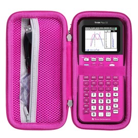 Khanka Hard Travel Case Replacement for Texas Instruments TI-83 Plus/TI-84 Plus/TI-84 Plus CE Color Graphing Calculator, Case Only (Positively Pink)