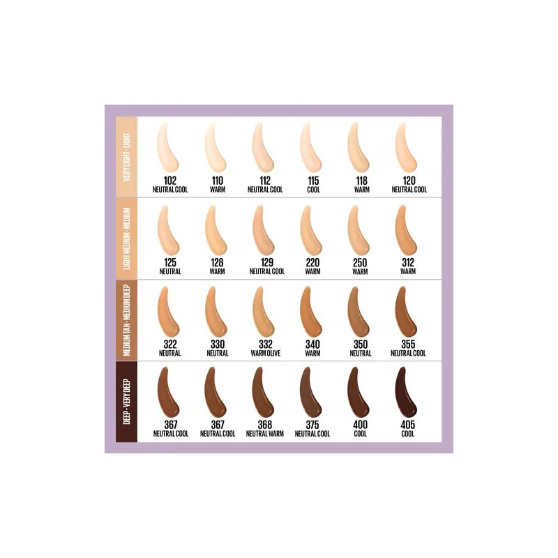 Maybelline Super Stay Lumi-matte Foundation 350, 1 Unidad