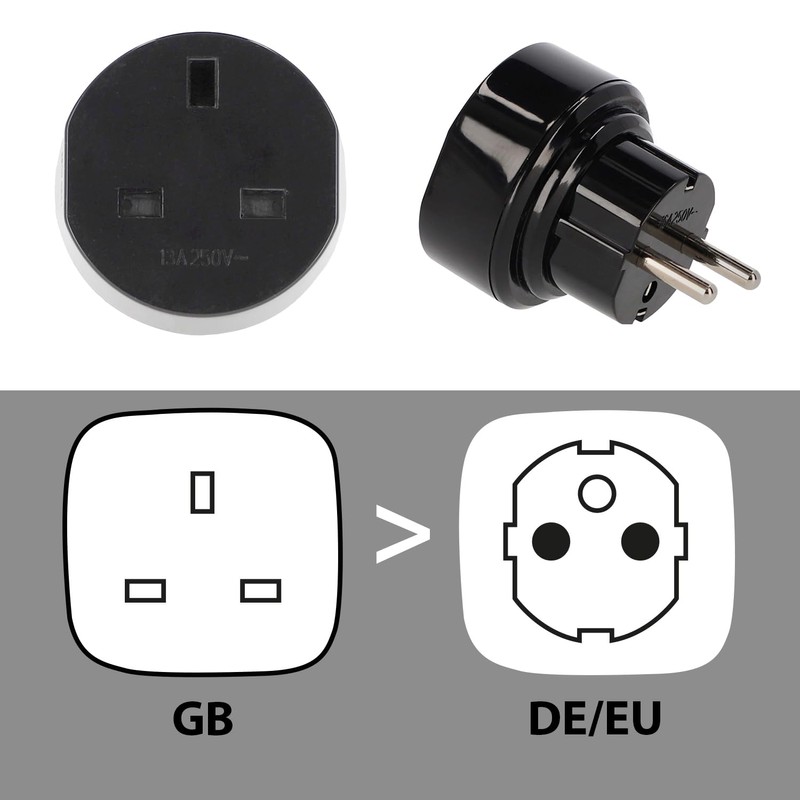 LED Universum Travel Adaptor for UK England Cyprus Hong Kong