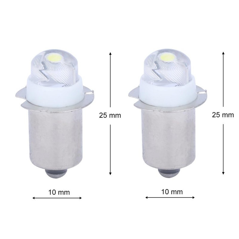 Generic P13.5S 30 Lumen 3-Volt LED Replacement Bulb Flashlight Bulbs