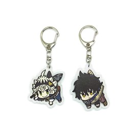 EBTY DREAMS Inc. - Set of 2 Black Clover Acrylic Keychain Yuno, Asta