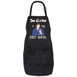 PXTIDY Ina Apron Cooking Show Fans Gift Store Bought Is Fine Housewarming Cooking Kitchen Apron (InaGartenspirit animal)