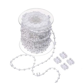 Morain Set Of 20 Vertical Blind Connector Accessories White Curtain Chain Connectors Roller Pull Cord Connectors