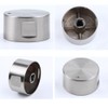 FUNNTY metal gas stove knobs, 4 Pack 6mm Zinc Alloy