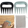 2PCS Sand Scoop with Shovel Sand,Flea Rake with Beach Mesh