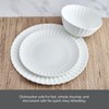 Mikasa Isadora Scalloped Bone China Lightweight Chip Resistant 12 Piece