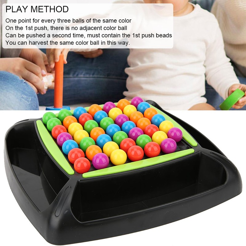 Beads Toy Game Educational Bright Color Parent Child Interactive Board
