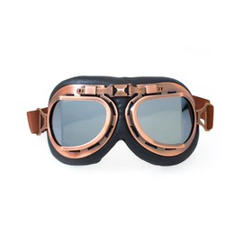 CRG Sports Motorcycle Goggle Vintage Aviator Pilot Style Motorcycle Cruiser Scooter Goggle for Man,Women, Adult