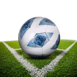 pwavum Football Size 5, Children's Waterproof Sports Training Ball Leisure Balls, Thickening Explosion-Proof Unisex Football Size 5, Children's Training Football, Indoor Outdoor