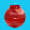 KastLite 6" Globe Light Bulb Cover with 3.25" Threaded Screw-in