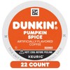 Dunkin' Pumpkin Spice Coffee, 22-Count Pods (2020) Limited Edition