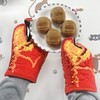 1 Pair Lobster Claw Oven Mitts Heat Resistant Oven Gloves