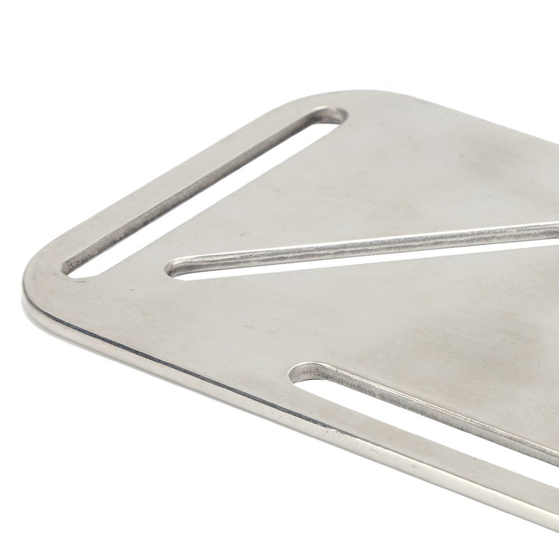 Diving Stainless Steel Weight Belt Keeper Buckle Adjustable Weight Webbing