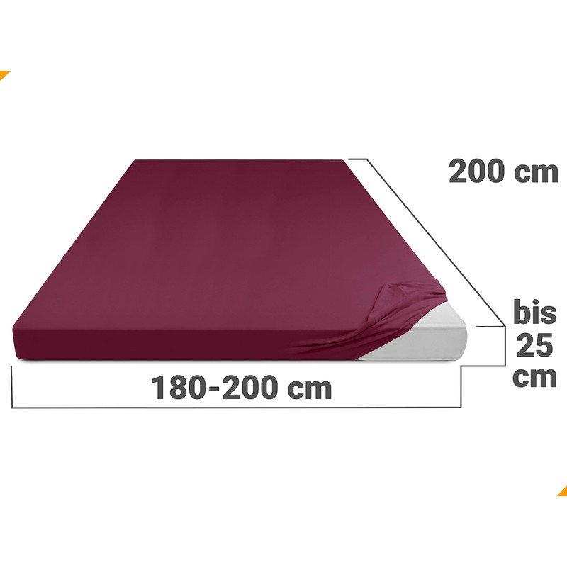 Classic Jersey Fitted Sheet Available In 34 Colours and 6