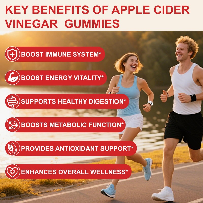Apple Cider Vinegar Gummies for Daily Wellness, Digestive Support &