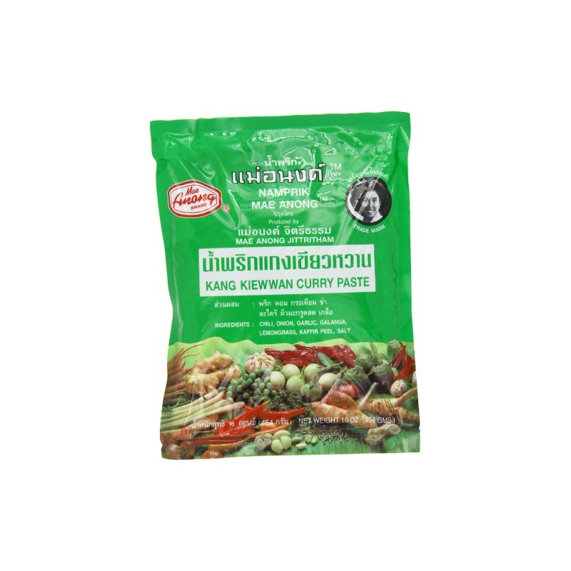 Mae Anong Green Curry Paste, 16-Ounce