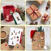 H1vojoxo Christmas Dog Sticker Rolls - 1000PCS Holiday Dog Stickers
