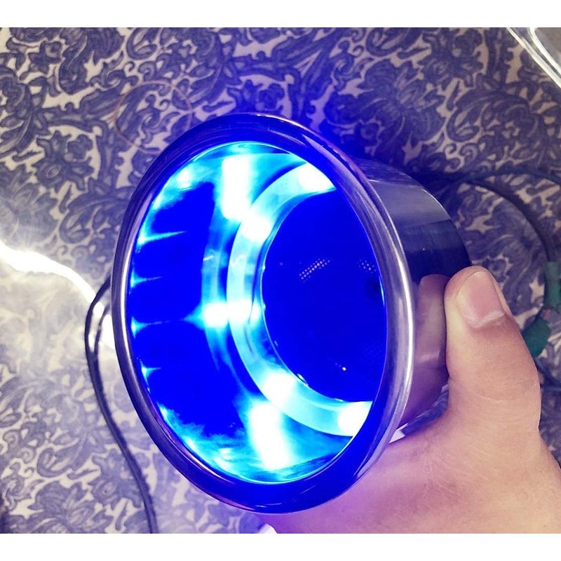4Pcs Boat Cup Holders, Stainless Steel Blue LED Cup Holder
