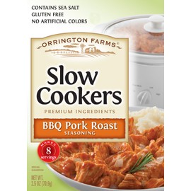 Orrington Farms Pork Roast Seasoning Slow Cooker Mix, BBQ, 2.5 Ounce (Pack of 12)