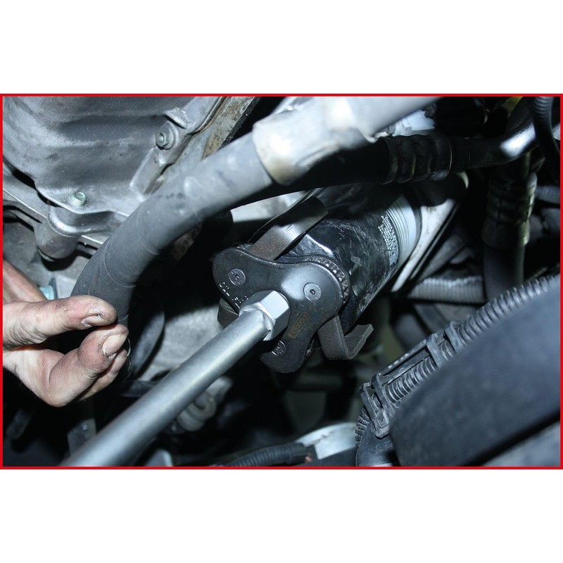 KS Tools 150.9313 1/2"+3/8" oil filter tool, 63-102mm