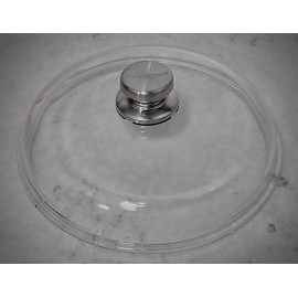 BergHOFF 18 cm Glass dome cookware lid with stainless steel knob - 2212010