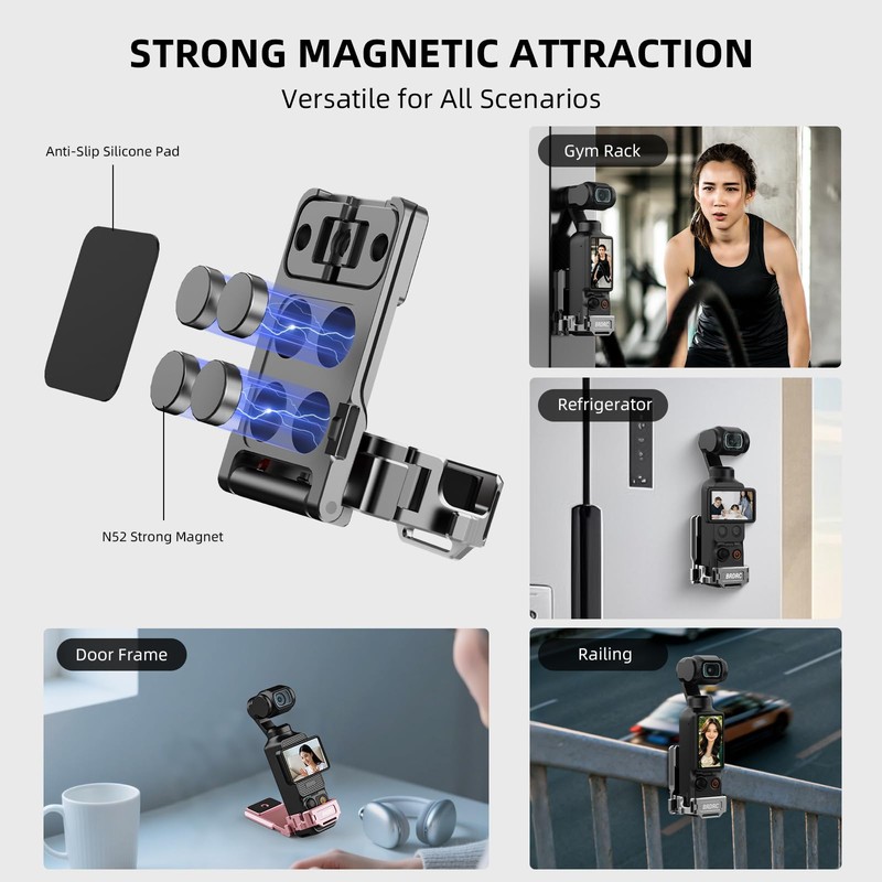Flymile Pocket 4P 4 3 Magnetic Mount Stand for DJI