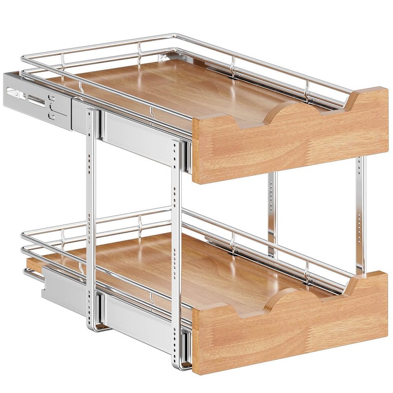 OCG Pull Out Cabinet Organizer 11" W x 21" D,