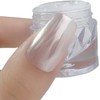 Polvo para uñas plateado efecto metálico fino VOCUE