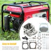 DUZFOREI 12210-ZL0-405 Assembled Cylinder Head Kit, Including Muffler Studs and