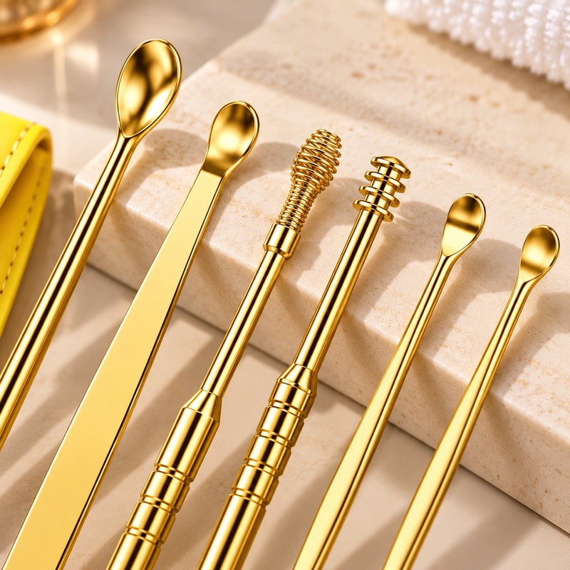 6-Piece Stainless Steel Ear Wax Removal Kit for Personal Ear