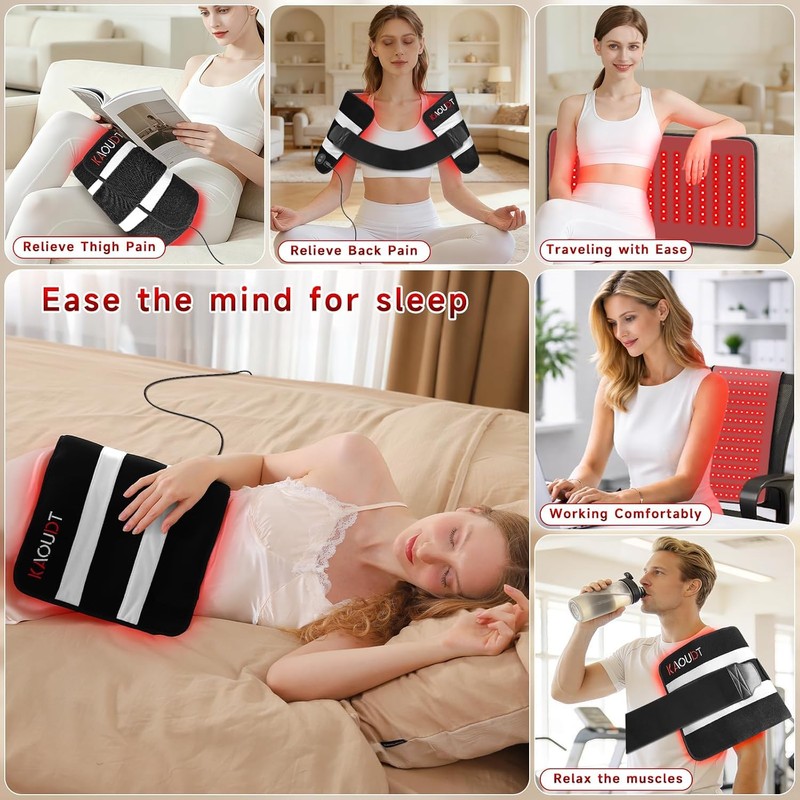 Red Light Therapy Mat for Body, FSA&HSA Red Light Pad,