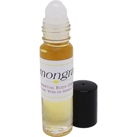 TCEShop Lemongrass Scented Body Oil Fragrance [Roll-On - Gold - 1/3 oz.] - ID#31889