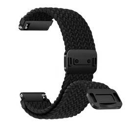 ZoRoll 22mm Watch Strap for Garmin Venu 3/Forerunner 265/255/255 Music, Quick Release Magnetic Buckle Watch Band Men Women, Sport Bracelet for Garmin Vivoactive 4/Active - Black 5#