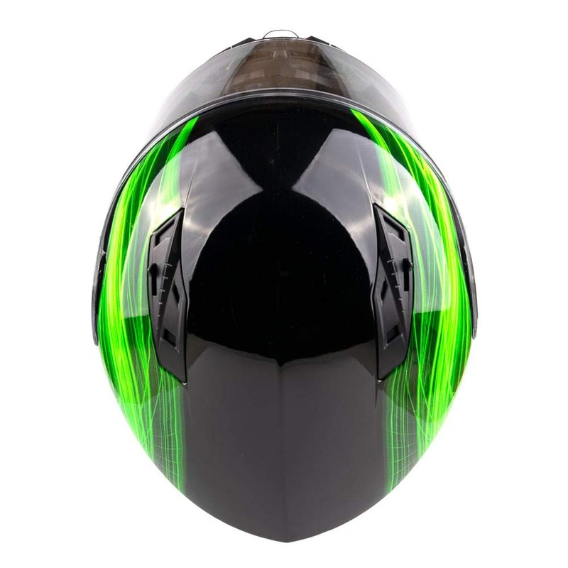 Typhoon TH158 Adult Modular Motorcycle Helmet DOT Dual Visor Full