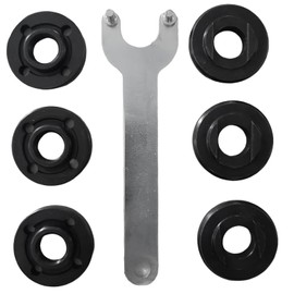 IALTMEI 7PCS Angle Grinder Nut Angle Grinder Wrench Kit 5/8-11 Flange Metal Lock