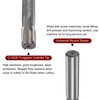 sourcing map Chucking Reamer 14mm H7 C1/K30 Carbide Tip Precision