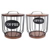 Coffee Filter Holder 5.1 x 6.9 x 6.4in Iron Rusti