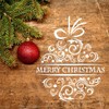 TSLBW Painting Stencils, Christmas Drawing Stencils, 8 Pieces Various Christmas