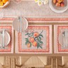 furn. Anemone Peaches Indoor/Outdoor Table Runner - Multi - 180