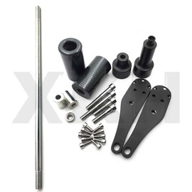 SMT-No Cut Frame Slider Protector Compatible With 2006 2007 Kawasaki Zx10R Zx-10R Zx 10R Carbon [B075VLZDVN]
