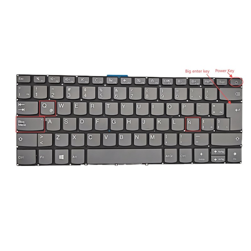 Replacement Keyboard Latin Spanish layout For Lenovo IdeaPad 320-14ISK 320-14IKB