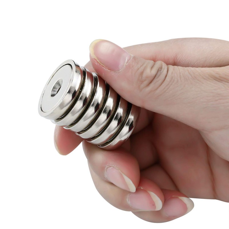 LOVIMAG 60lbs Holding Force Neodymium Cup Magnets, Industrial Strength Round