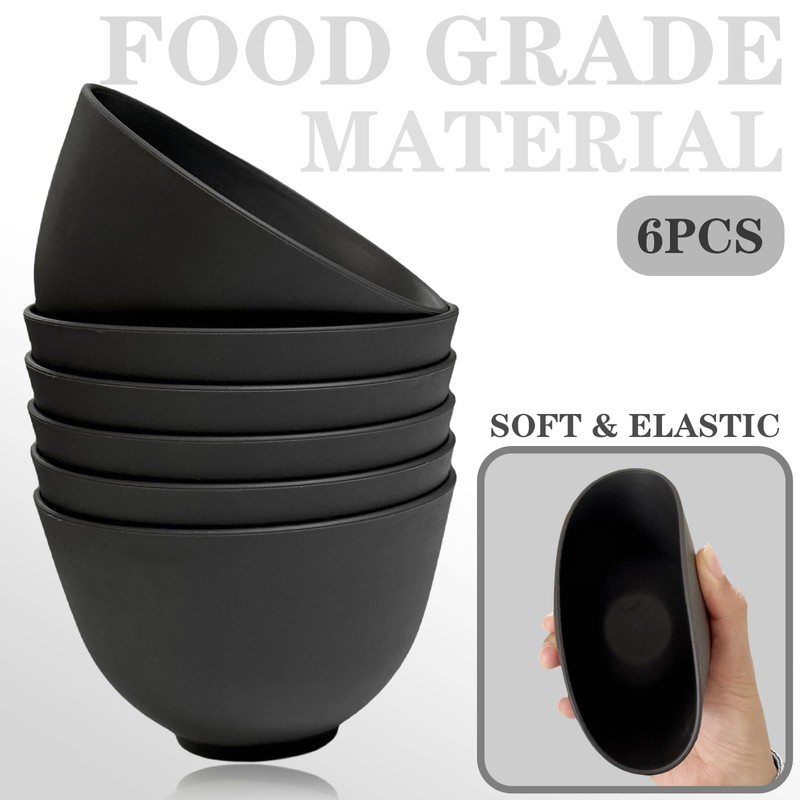 9Pcs Silicone Facial Mask Bowl DIY Face Mask Mixing Bowl