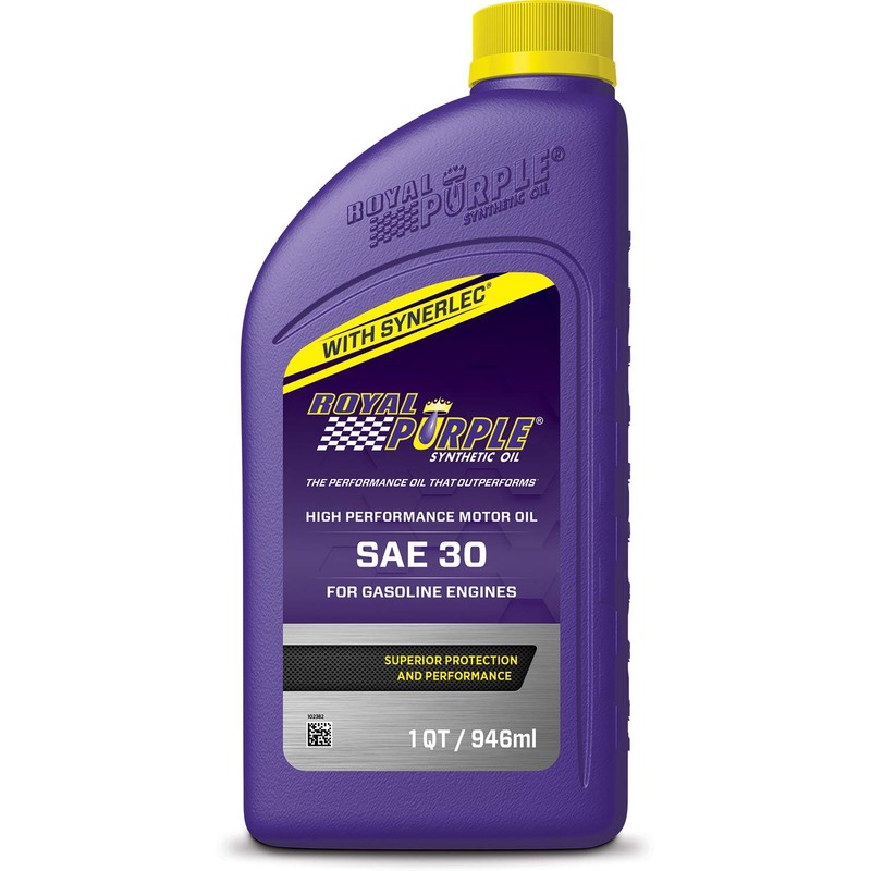 Royal Purple 01030 SAE 30 Heavy Duty High Performance Synthetic