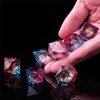 DND Dice Set, 7 Pieces Polyhedral Handmade Resin Liquid Core