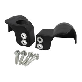 Motorcycle Front Fork Shoe Cover Plastic Bottom Shoe Cover Protector Front Shock Cover for DRZ400 DRZ400S DRZ400SM 2000-2022（Black）