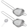 Cocktail Strainer, 2 Pack Stainless Steel Cocktail Sieve Tea Strainer,